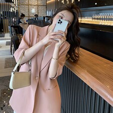 西装极力推荐现货夏小西装外套，女装西装，杭阁服饰