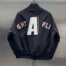 1506-1/J33931/P57新款潮牌美式贴标刺绣棒球服外套男士高档夹克，男装夹克，星座1506-1
