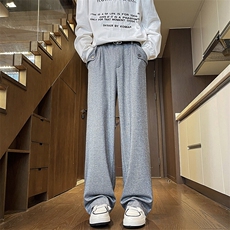 2025新款老钱风西裤显瘦微喇叭长裤A316-K1265P55控78，男装西裤，星座906（原电商a316-1）