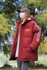 冬季拼三条杠面包服宽松情侣男女羽绒棉连帽棉衣C408M1245P100，男装棉衣，电商C408(原B339-1)