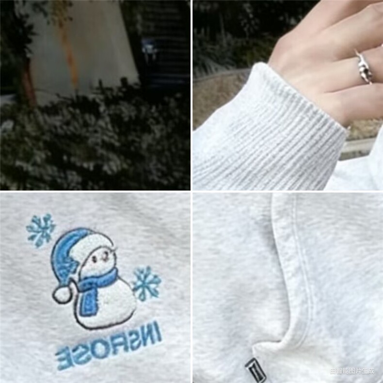 春秋连帽卫衣外套上衣宽松2026美式新款学院洋气潮流WYH13P46,女装短外套,星座1013-5