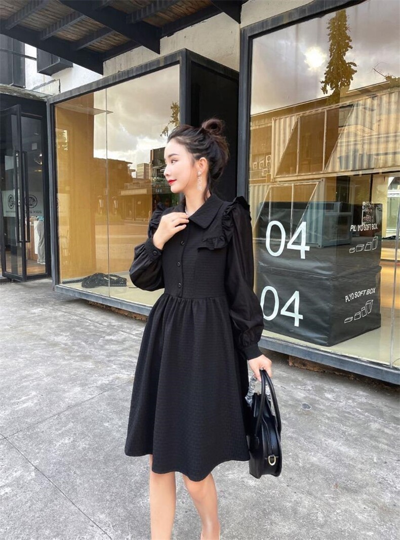 荷叶边衬衫裙，女装衬衫，Balance Studio