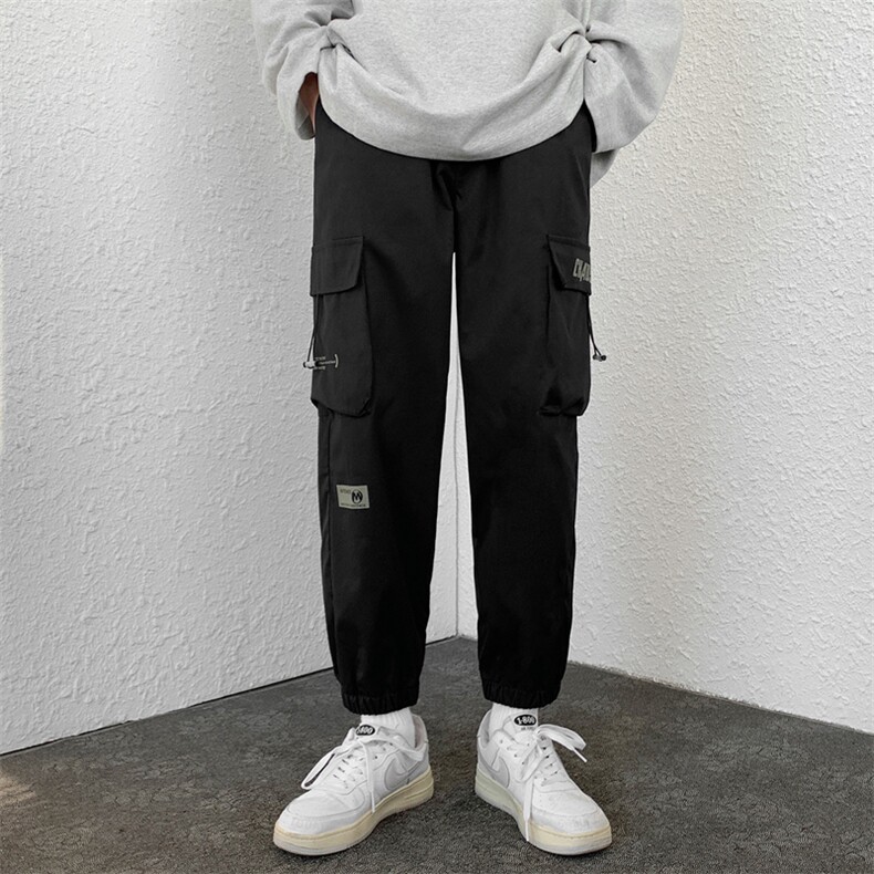 新款男冬季直筒设计感港风休闲裤K860-P50控78图片