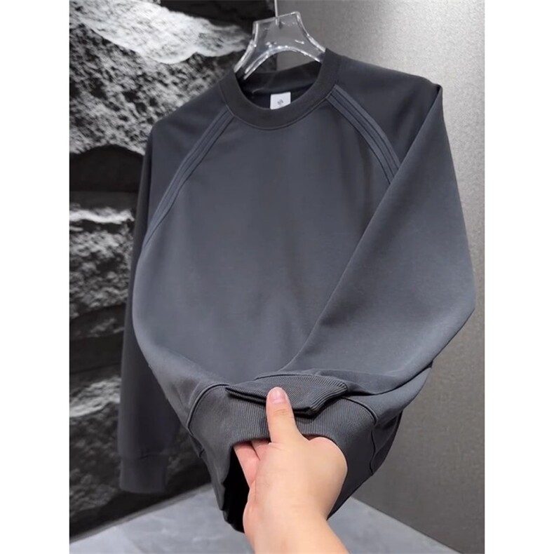 8264-P40加绒50卫衣男秋冬款套头加绒长袖上衣服打底衫,男装卫衣,星座215-1