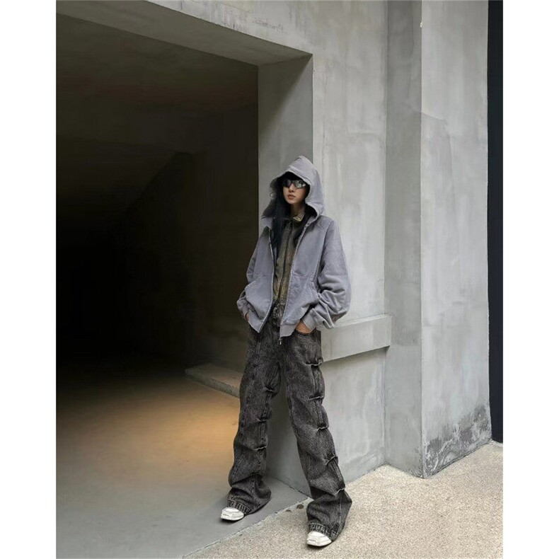 现货！2025抖音牛仔裤高街休闲裤网图-EX50200-A061-特批45，男装休闲裤，电商A061