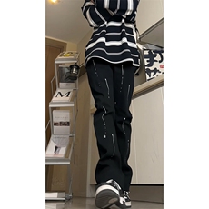 某音现货！加绒微喇牛仔裤修身显瘦视频切片常规55加绒65，男装牛仔裤，星座310A-4