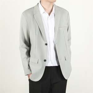 西装外套男士春秋季新款潮流宽松小单西休闲商务西服男 TK72图片