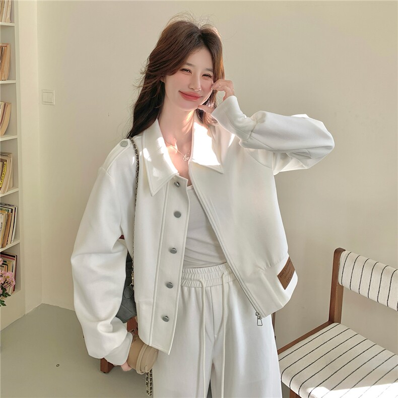 现货春装新款韩系复古阔版休闲外套夹克2603P140K218,女装短外套,2C219