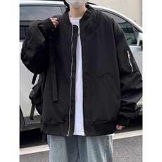 棒球服外套男秋季美式潮牌复古高级感宽松飞行员夹克，男装夹克，星座218-8