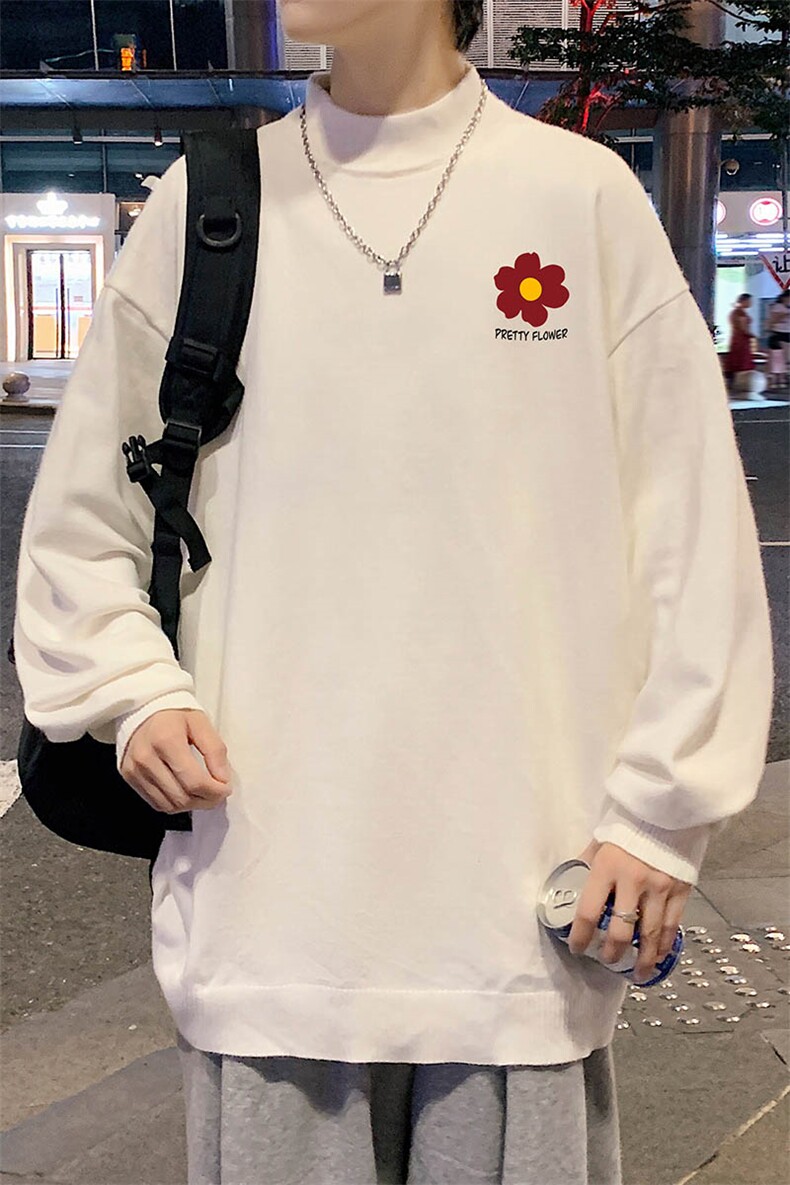 半高领毛衣男士大码针织衫男毛线衣男M18257-P45加绒款-P65,男装针织衫/毛衣,电商A040