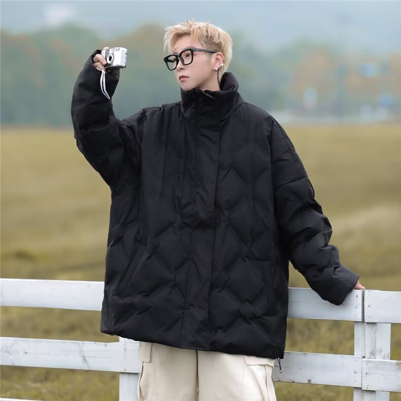 棉服男韩版潮流高街痞子帅保暖2024冬季M9004-P90,男装棉衣,星座1109-3