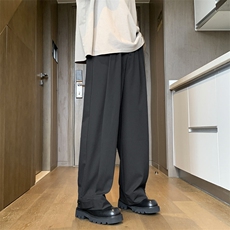 2023秋季新款垂感阔西装裤男款港风ins潮流宽松休闲裤K7324-P42，男装休闲裤，星座512-3