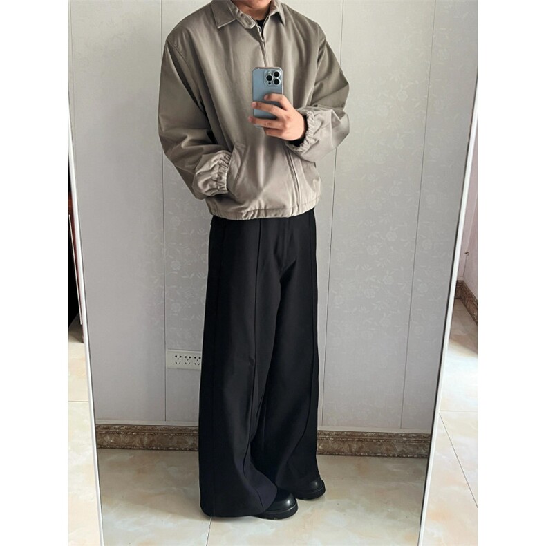 【有货】哈林顿外套男高级感痞帅美拉德翻领夹克XZ256CC-特P68图片