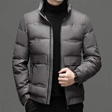 JMXM2226秋冬新款2023年男士休闲皮羽绒服加厚保暖夹克外套P230，男装羽绒服，电商B360