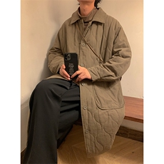MY664-P168高品质冬季纯棉中长款棉衣男水洗棉棉服宽松大码男装，男装棉衣，电商B280-1（原A049）