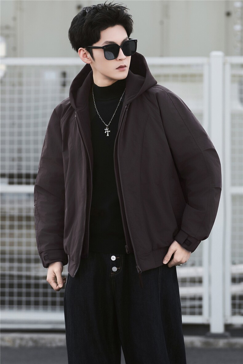 M-4XLB3533630P265紫2025新款羽绒服男【标50绒110-150g】,男装羽绒服,电商B353