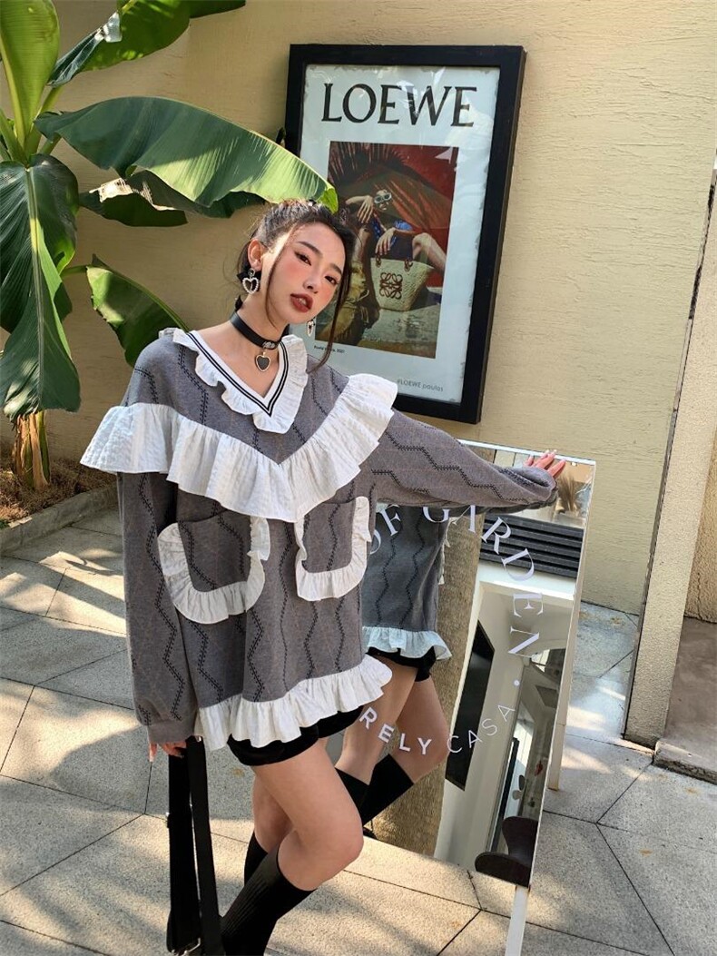 【LILILIN】牧羊人卫衣，女装卫衣/绒衫，LILILIN