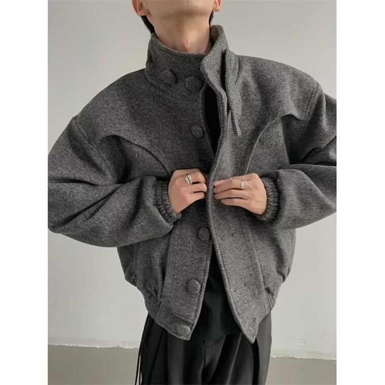 高质量重磅毛呢复古外套JK093-P110,男装夹克,星座313A(原308A-2)