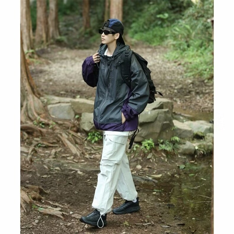 轻薄透气连帽防晒衣男夏季美式外套P40,男装夹克,星座1116-2