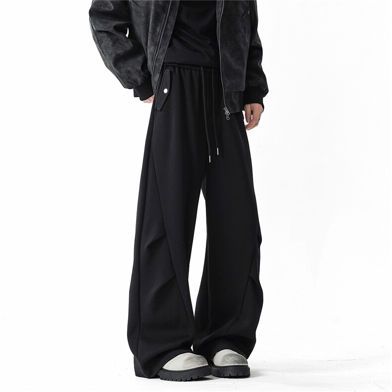 B336-DK669-P45秋冬新款宽松版型运动裤320克65棉35聚酯纤维，女装休闲裤，电商B336