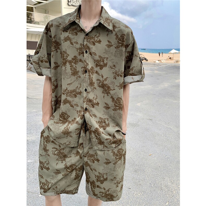 月季花套装TZ77803特P45衬衫DCS77804特P27DK77805特P18套装控88，男装衬衫，星座227-7