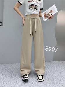 直筒阔腿裤图片