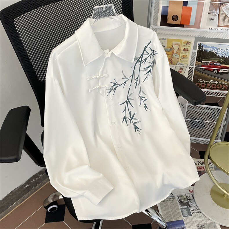 新中式风汉元素男装衬衫男长袖设计感春夏汉服唐装45339-p45,男装衬衫,星座1008