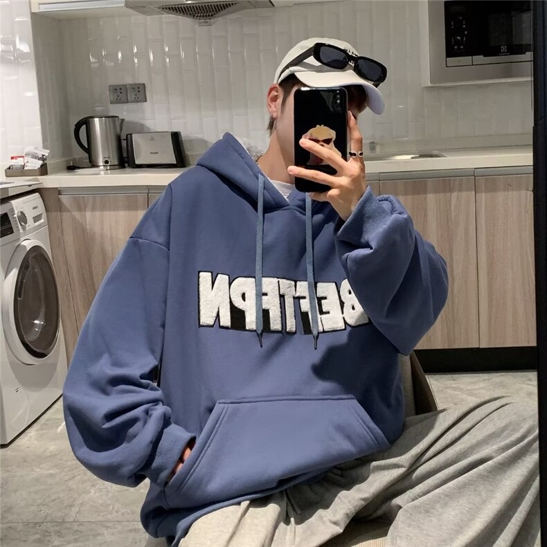 卫衣男潮ins港风潮流加厚外套BK142P45,男装卫衣,星座1116-2