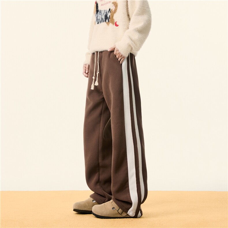 抖音品质宽松潮流加绒加厚卫裤宽松ins休闲裤B315-K5445-P65控78,男装休闲裤,电商B315
