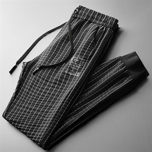 D-S9106夏季男士商务休闲休闲裤免烫透气修身长裤P92图片