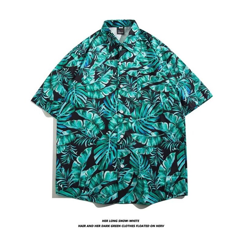 2025夏新款文艺ins简约新款时尚短袖衬衫DS5107P20,男装T恤,星座1108