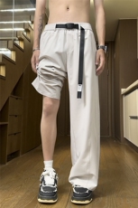 重磅潮牌美式cleanfit垂感冰丝运动长裤X416B-1-KL3102-特p35限68，男装休闲裤，星座416B-1