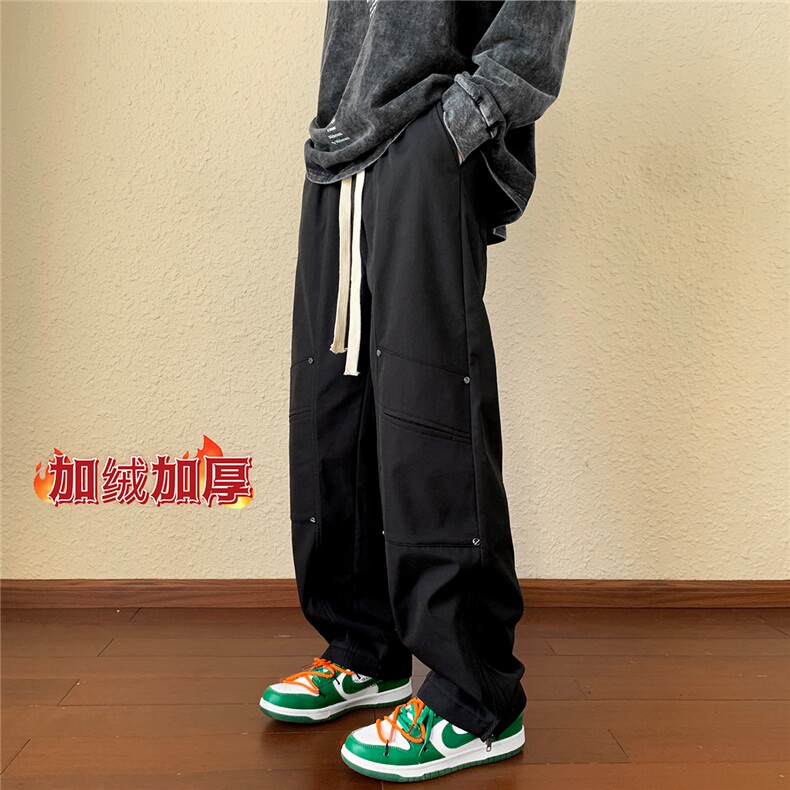 冬季机能裤加绒加厚休闲裤D329-QM555-P65控88面料聚脂钎维,男装卫衣,电商D329