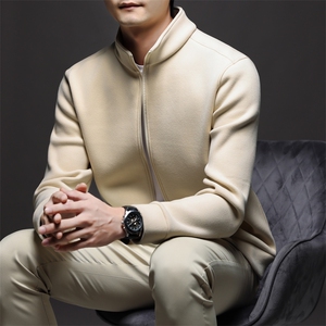 【数据较好款上图就卖 】 现货休闲宽松德绒含羊毛卫衣外套图片