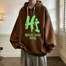 连帽卫衣男大码胖子帽衫大号运动服WY2418-P35，男装卫衣，电商A040