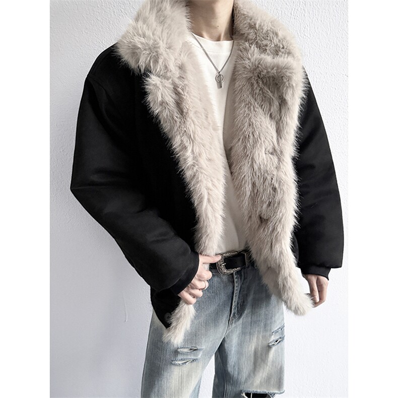 M96045-特批100美式麂皮绒座山雕棉衣外套,男装棉衣,星座1503