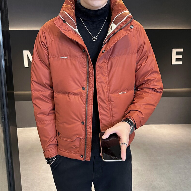 店主风时尚立领短款羽绒服男冬季保暖外套B328-2262-P165,男装羽绒服,电商B328
