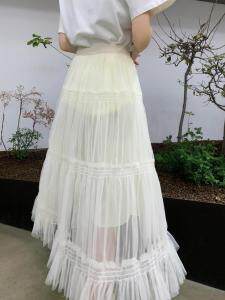 2021春季网纱半裙，女装半身裙，曼希野