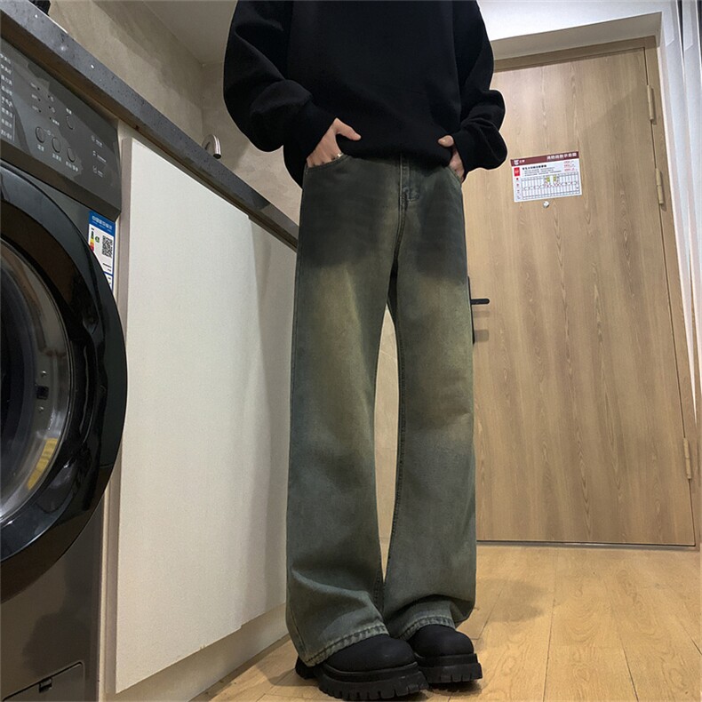 XZ-221-5/K6300/P55控78高品质复古渐变撞色废土做旧牛仔裤,男装牛仔裤,星座221-5