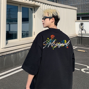 新款抖音直播得物品质260克TB5133批28短袖220克纯棉T5133P23控39图片