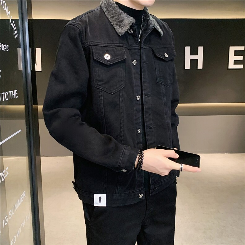 JK902J-p68M-5XL控108加绒羊羔绒牛仔夹克CITYBOY,男装夹克,星座103A