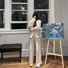 现货华夫格线裤，其它，CHERRY·印