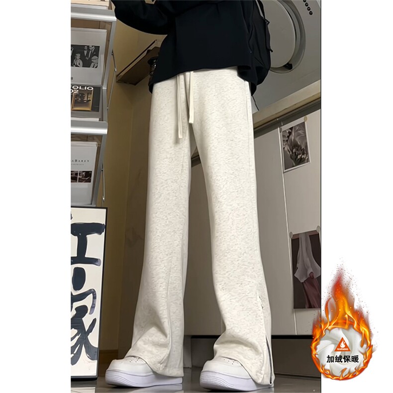 微辣卫裤休闲裤拉链阔腿裤加绒保暖KJ8569-特P48/常规K8457-特P40，男装休闲裤，电商A007