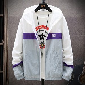 防晒衣男工装夹克青少年超薄款男士夏季外套透气防紫外线HS20图片