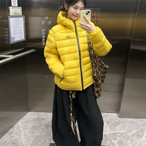 A587-P95 2025新款棉服外套中款设计感时尚百搭宽松棉服图片