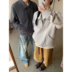 秋季新款夹克5Q1102-TP75128cleanfit美式短款翻领底特律夹克，男装夹克，电商A102