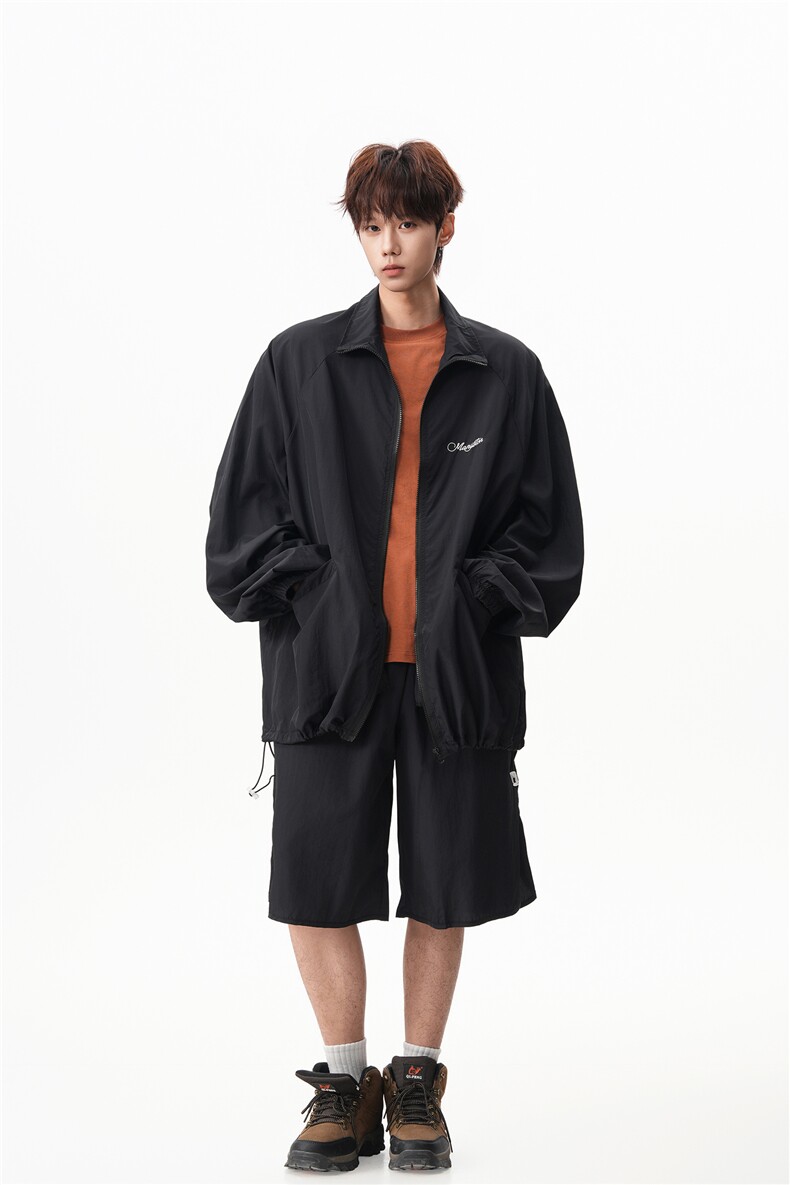 8XL-M特大码冰丝防晒服短裤套装男户外防晒衣运动外套潮TZ102P65,男装牛仔裤,电商D206-1