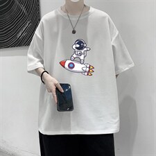 HT73158-P22华夫格t恤男短袖男大码五分袖大皂风，男装T恤，电商A040