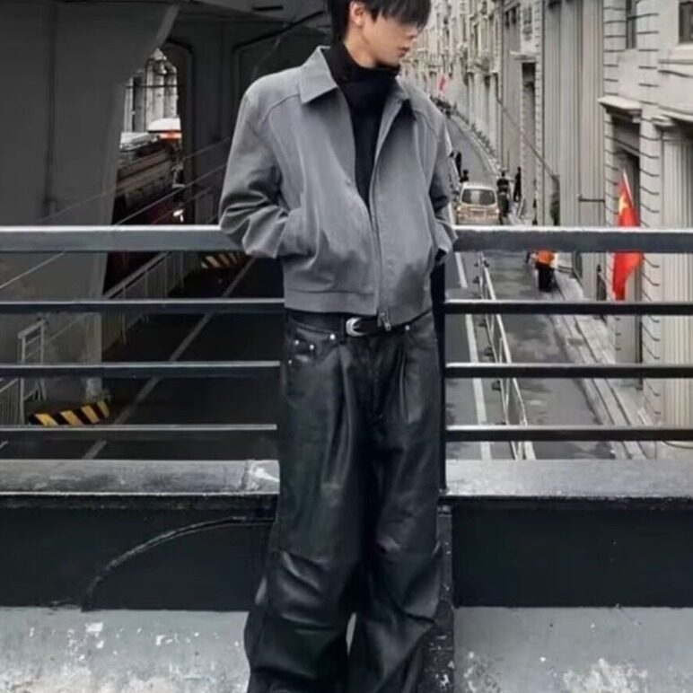 2025春秋痞帅外套男ins高街潮牌港风日系原宿风韩版潮流宽松夹克,男装夹克,星座1210-1