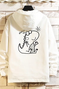 JK65172-P45 连帽夹克男大码胖子棒球服上衣外套 砖墙挂拍图片